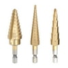 Performance Tool 3 Piece Step Drill Set (W9003)