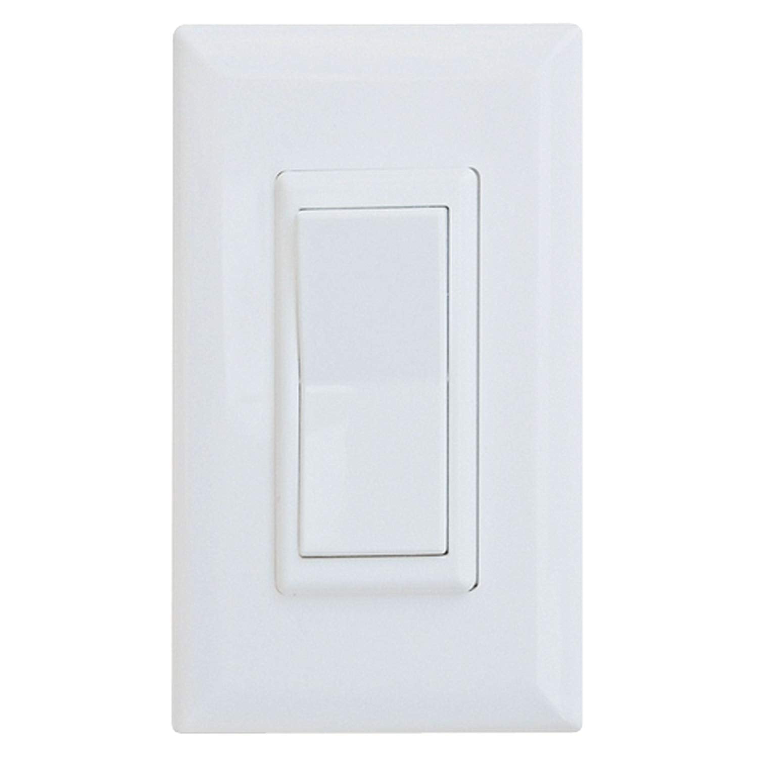 Mobile Home RV Parts Self Contained Wall Switch Includes Cover Plate White 