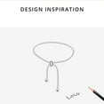 thumbnail image 4 of kurtrusly Fashionable Accessory Authentic 925 Sterling Adjustable Anklet For Gift 1Set, 4 of 6