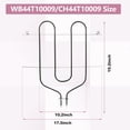 thumbnail image 2 of Elemento calefactor Broil Earthtec WB44T10009 para la gama GE, 2 of 6
