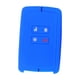 thumbnail image 3 of Funda para llave de coche, funda de silicona para llavero, protector único de 4 botones, regalo para coche Línea negra azul, 3 of 8