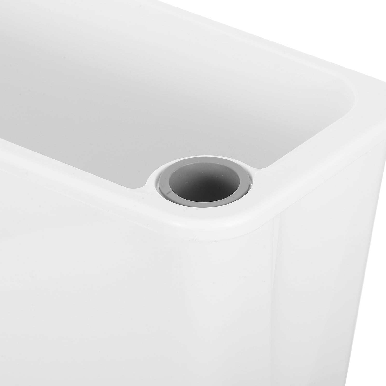 Masteelf Self-Watering Flower Pot With Drainage System Rectangular Indoor Vegetable Pot Garden Balcony Flower Box Outdoor Flower Pots Windowsill Planter