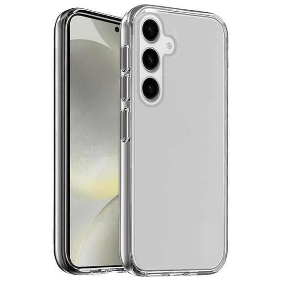 For Samsung s25 Plus/s24 Plus Sturdy Ultra Thick 3mm Transparent Hybrid Case Cover - Smoke