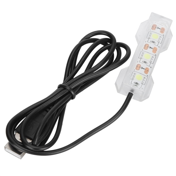 Lámpara LED para pecera, pequeña planta de agua para acuario, luz para acuario pequeña, luz para pecera de escritorio, multifuncional Jadeshay A