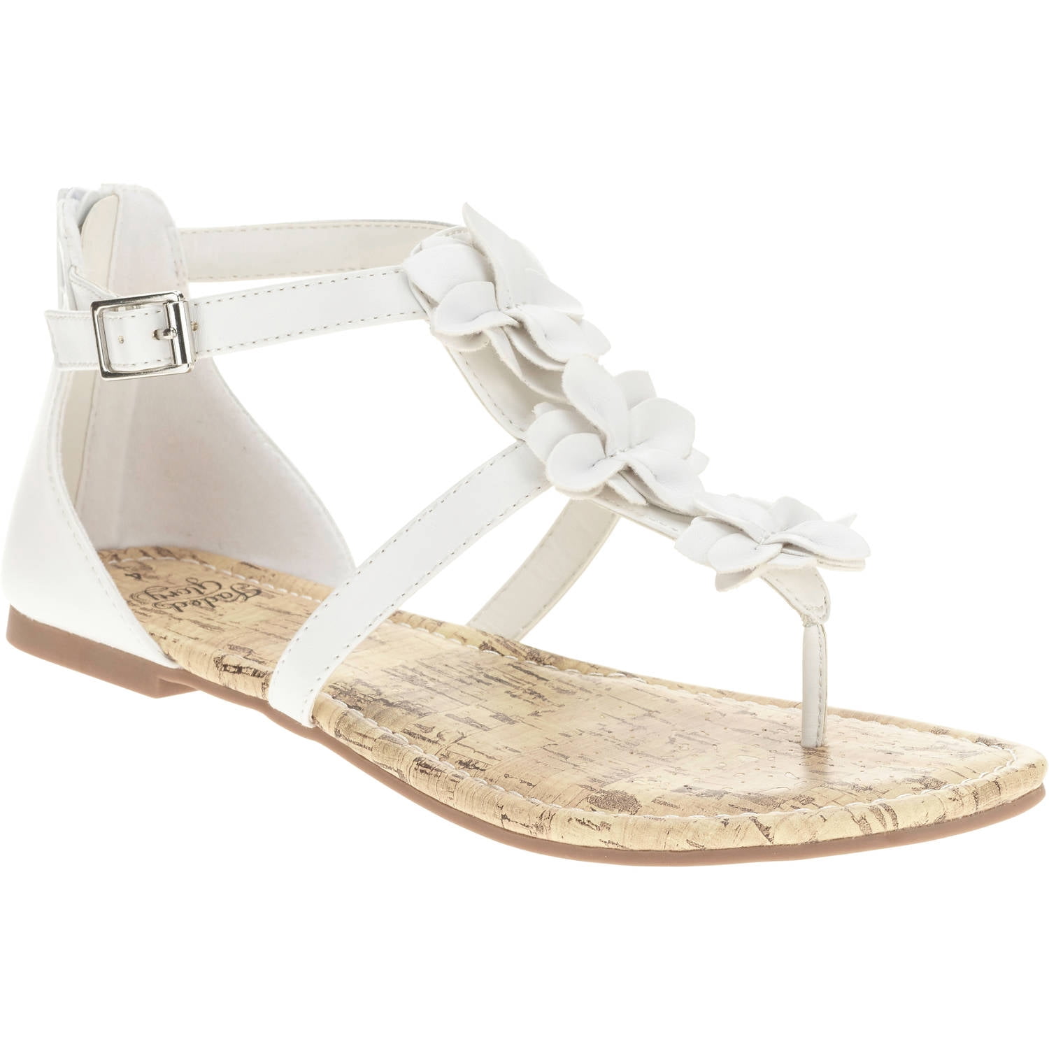 Angel Baby Girls Silver EVA Foam Fisherman Sandals 1112 Little Kids