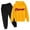 A-Yellow, variant on Hihipz Big Boys Hoodies Jogger Outfit City Letter Print Long Sleeve Pullover And Pants Child Loose Comfortable Loungewear Sets,2Pcs,Sizes 11-12Y