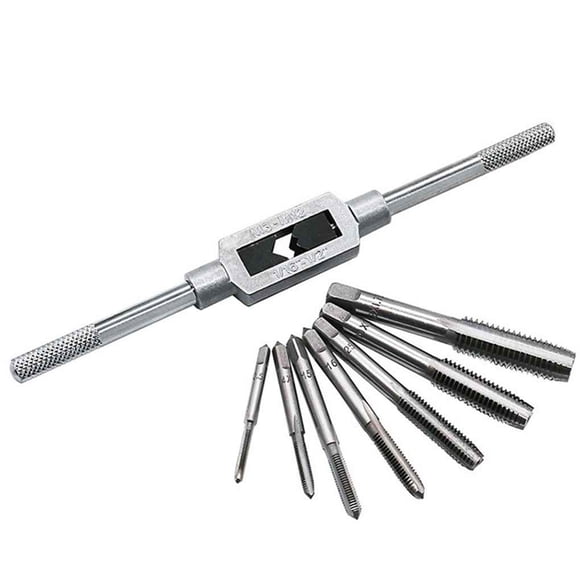 relayinert Bonrich Outil de Réparation 8 Pcs Support de Clé en Alliage M3-M12 Ensemble de Filetages Internes et Rainures Outils pour Usinage Manuel