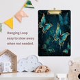 thumbnail image 6 of Coolnut Acrylic Clipboards with Low Profile Clip, A4 Standard Size 9" x 12.5" File Holder for Writing Drawing, Clip Boards for Doctors Offices, Blue and Gold Butterfly Gifts, 6 of 7