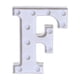 thumbnail image 4 of Xihbxyly Luces de Letras, Letrero Led Decorativo con Alfabeto, Caracteres Iluminados En Blanco Cálido, Versátil para Pared o de Pie, Decoración para Mesa de Fiesta, Decoración Navideña para El Hogar, 4 of 4