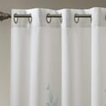thumbnail image 4 of Madison Park Cecily Rayon Polyester Burnout Printed Window Panel in Aqua Blue, 4 of 7