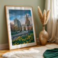 thumbnail image 5 of Tulips & Washington Square Arch - Manhattan New York Photography Oak Framed Wall Art Print 16 x 24 inches, 5 of 59