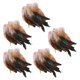 thumbnail image 2 of 50 plumas para manualidades, plumas de colores, accesorios para manualidades, plumas decorativas. Negro, 2 of 9