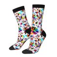 thumbnail image 1 of Balery Mexican Bright Style Calcetas Largas con Estampado para Hombre y Mujer – Suaves y Transpirables, Talla Única (US 5-11), 1 of 6