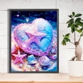 thumbnail image 1 of Cuadros Decorativos Pintura de diamante 5D DIY Taladro redondo completo Fantasía Shell Decoración para el hogar Rosa DQrwqpou  embutido en tela, 1 of 7