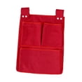 thumbnail image 2 of Bolsera para bebés Bolsa colgante Organizador de pañales colgantes lienzo Bab Bag Back Bunk Bed Bold de almacenamiento Bolsa de pañales para juguetes rojo, 2 of 8
