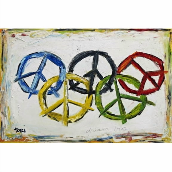 Marmont Hill "Dream Big" by Tori Campisi Painting Print on Canvas