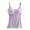 Purple, variant on yievot Women's Maternity Nursing Tank Tops with Built-in Bra Comfortable Stretch Camisole for Breastfeeding