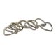 thumbnail image 3 of 10/20/50x Metal corazón parti lvero lvero accesorios de Zulema Anillo de llavero, 3 of 7
