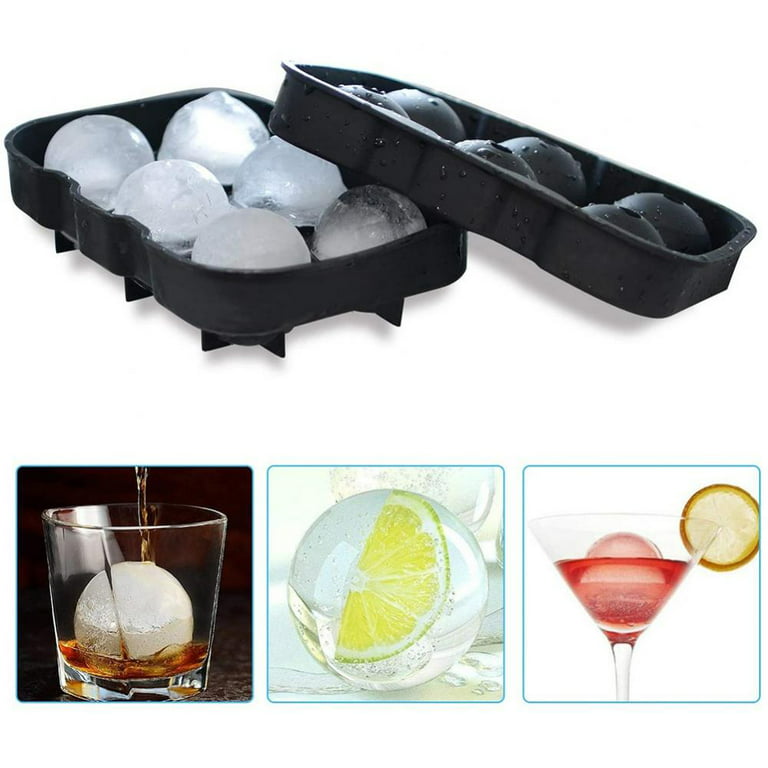 Ice Cube Trays - Jumble Big Cubes & 2.5 Inches Large Sphere Ice