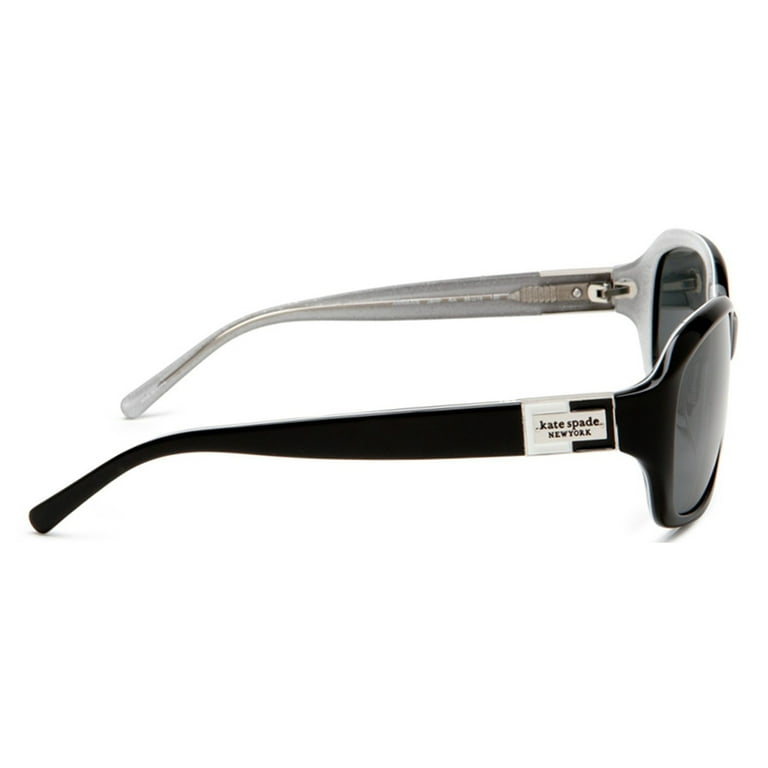 Kate Spade Annika S Plastic Womens Rectangle Polarized Sunglasses Black 60mm Adult Walmart