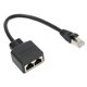 thumbnail image 1 of Cable Divisor Ethernet RJ45, Conexión Adaptador Divisor RJ45 De 1 A 2 Puertos Para Oficinas Para Hogares Para Todas Las Redes, 1 of 7