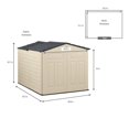 thumbnail image 2 of Rubbermaid Couvercle de Rangement Extérieur Beige, 6 Pi x 5 Pi., 2 of 5