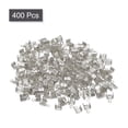 thumbnail image 3 of 400Pack Fold Over Cord Ends, 5x7.5mm Terminators Crimp End Tips for Leather Ribbon, Silver Tone, 3 of 7