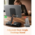 thumbnail image 3 of 45W 6 in 1 Charging Station for Apple Multiple Devices with Clock&Light, 20W Fast Foldable Wired Charging Stand for iPad/Tab, Wireless Charger Design for MagSafe Charger for iPhone 17/iWatch/Airpods, 3 of 8