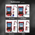 thumbnail image 5 of Rupoun ET616 Network Cable Tester Multimeter Multifunctional Line Finder with LCD Display for Sorting Network Maintenance Telephone Wire Testing Tool Kit Red 15.87 oz, 5 of 9