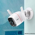 thumbnail image 4 of kit Camara Vigilancia WiFi Grupo DECME Tapo C310 Ultra HD + Micro SD 32GB blanco, 4 of 5