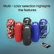 thumbnail image 2 of ZEALOT S34 Blue Camouflage Portable Wireless Hifi Speaker Bluetooth Speaker Subwoofer Speakers with Mic Support TF Card,AUX,USB Flash Drive., 2 of 5