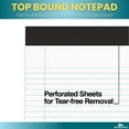 thumbnail image 4 of 1InTheOffice Jr Legal Pads,Small Legal Notepads, 5" x 8", Narrow Ruled Note Pad , White, 50 Sheets/Pad, 12 Pads/Pack, 4 of 6