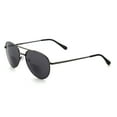 thumbnail image 3 of EYE ZOOM Aviator Style Sunglasses Bifocal Reading Glasses Anti UV400 (Gunmetal, +1.25), 3 of 5
