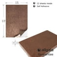 thumbnail image 2 of Allgala 12 Pack Self-Adhesive Glitter EVA Foam Paper 8 x 12inch Sheets-Coffee-CF85211, 2 of 2