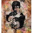 thumbnail image 2 of Wiley, Marta 20x22 Black Ornate Wood Framed with Double Matting Museum Art Print Titled - Bruce Lee III, 2 of 4