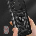 thumbnail image 6 of for Samsung Galaxy A25 5G Case, with Ring Kickstand and Camera Protection,Heavy Duty Protective Shockproof Protective Rubber PC Phone Back Cover for Samsung Galaxy A25 5G, Red, 6 of 11