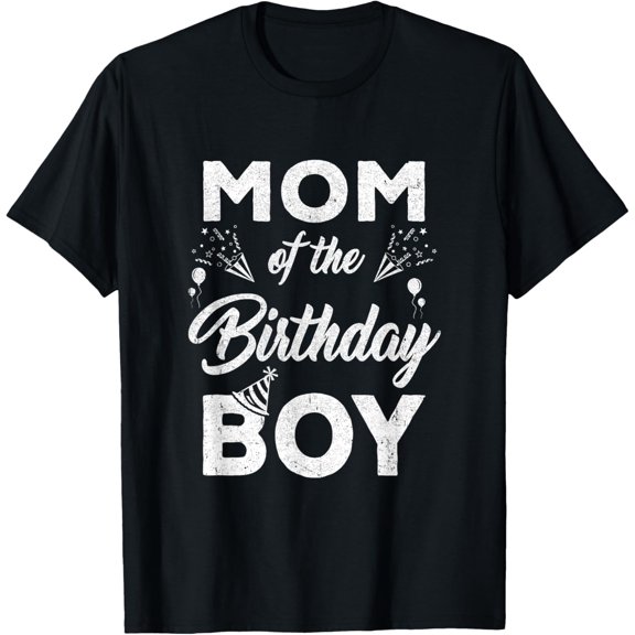 Premium Comfort - Mom Of The Birthday Boy Matching Family Party 1St Birthday T-Shirt