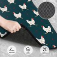 thumbnail image 3 of Lsque Funny Chicken Print 4-Piece Floor Mats, Heavy-Duty Rubber Liners, Anti-Slip Design, All-Season Automotive Protection, Vehicles, Cars, Trucks, and SUVs, 3 of 7