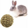 thumbnail image 3 of Hongchun Pet Chewable Toy Durable Natural Grass Ball with Bell for Guinea Pig Teeth Cleaning -, 3 of 5