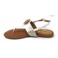thumbnail image 2 of Victoria K Women's Gold Medallion Sandals, 2 of 3