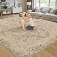 thumbnail image 3 of 8x10 Area Rug for Living Room:Ultra Soft Fluffy Shag Beige Rugs,Large Fuzzy Plush Indoor Non Slip Carpet Washable Rug for Bedroom Kids Nursery Office Dorm Modern Decor(Beige 8'x10'), 3 of 7