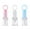 Blue, variant on Cheers.US 3Pcs Baby Feeder Dispenser Feeder Infant Feeding Utensils with Nipple Pacifier for Feeding Medicine Water Juice Suitable for Infants Newborns