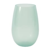 Angle View: Mainstays Summer 30-Ounce Color-Changing Stemless Wine Glass, Green