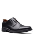 thumbnail image 2 of Zapatos Oxford Clarks Whiddon Cap para Hombre, Cuero Negro, Ancho 7 US, 2 of 8