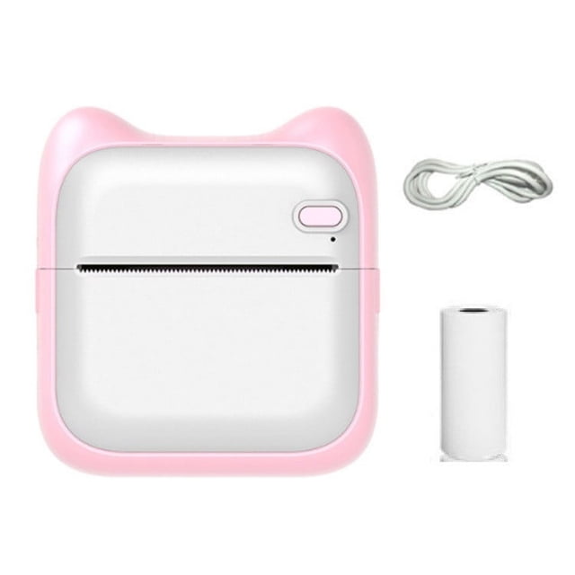 Ganfancp Portátil Mini Foto Térmica Estudiante Portátil Etiqueta Foto Bluetooth Térmica Rebajas Hoy Liquidación 1*Impresora+1*Manual+1*Certificado de Conformidad+1*Cable de Datos+1*Papel de Impresión