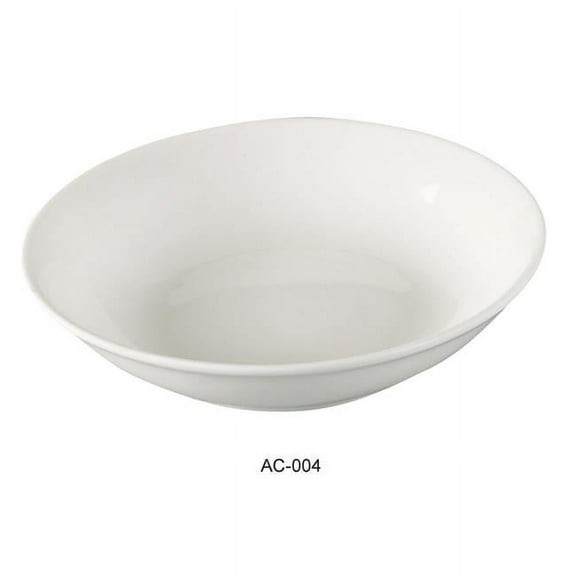 Yanco AC-004 4 in. ABCO Porcelain Small Dish, Super White - 4 oz - Pack of 72