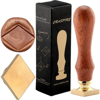 CRASPIRE Snake Wax Seal Stamp – 25mm Brass Stamp Head With Alloy Handle For Invitations, Gifts, And Crafts