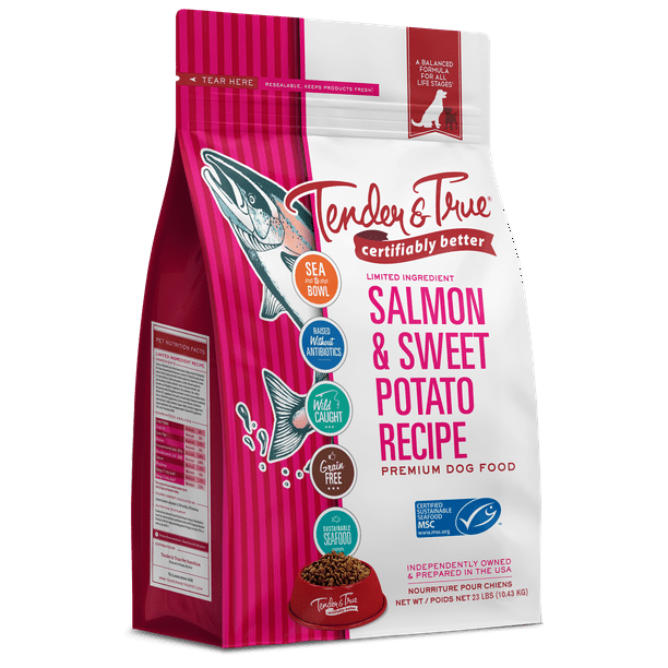 Tender & True Salmon & Sweet Potato Recipe Dry Dog Food ...