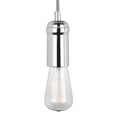 thumbnail image 5 of Globe Electric Edison 1-Light Gray & Polished Chrome Plug-In Mini Pendant, 12591, 5 of 5