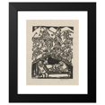 thumbnail image 2 of Tadeusz Makowski 15x18 Black Modern Framed Museum Art Print Titled - ‘Hello, Hello- Carol (1924), 2 of 5